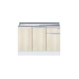 onedo/ワンド/旧マイセット KTD5-85-110S-(左/右)-RV 木目 KTD5型 ハイトップ 組合せ型流し台 壁出し 一槽流し台 間口110cm 奥行55cm ♪