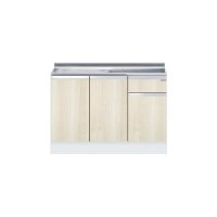 onedo/ワンド/旧マイセット KTD5-85-120S-(左/右)-RV 木目 KTD5型 ハイトップ 組合せ型流し台 壁出し 一槽流し台 間口120cm 奥行55cm ♪