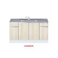 onedo/ワンド/旧マイセット KTD5-85-150DS-RV 木目 KTD5型 ハイトップ 組合せ型流し台 トップ出し 一槽流し台 間口150cm 奥行55cm ♪