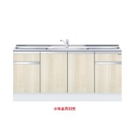 onedo/ワンド/旧マイセット KTD5-85-170DS-RV 木目 KTD5型 ハイトップ 組合せ型流し台 トップ出し 一槽流し台 間口170cm 奥行55cm ♪