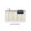 画像1: onedo/ワンド/旧マイセット KTD6-85-150DS2G-(左/右)-RV 木目 KTD6型 深型 ビルトイン流し台 トップ出し ベースキャビネット 間口150cm 奥行60cm ♪ (1)
