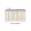 画像1: onedo/ワンド/旧マイセット KTD6-85-150DS2-(左/右)-RV 木目 KTD6型 深型 ビルトイン流し台 トップ出し ベースキャビネット 間口150cm 奥行60cm ♪ (1)