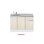 画像1: onedo/ワンド/旧マイセット KTD6-85-120DS-(左/右)-RV 木目 KTD6型 深型 組合せ型流し台 トップ出し 一槽流し台 間口120cm 奥行60cm ♪ (1)