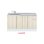 画像1: onedo/ワンド/旧マイセット KTD6-85-150DS-(左/右)-RV 木目 KTD6型 深型 組合せ型流し台 トップ出し 一槽流し台 間口150cm 奥行60cm ♪ (1)