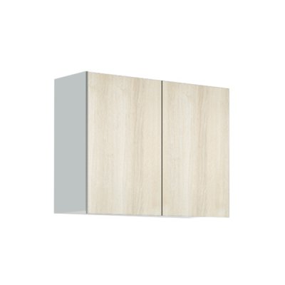 画像1: onedo/ワンド/旧マイセット STO-90SN-RV 木目 STO型 多目的吊り戸棚 間口90cm 奥行31.1cm ♪