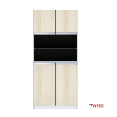 画像1: onedo/ワンド/旧マイセット STO-80RA-RV 木目 STO型 壁面収納 トールユニットオープンタイプ 上台 間口80cm 奥行36cm 受注生産品 §♪