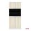 画像1: onedo/ワンド/旧マイセット STO-80RS-RV 木目 STO型 壁面収納 トールユニット 下台 間口80cm 奥行36cm 受注生産品 §♪ (1)