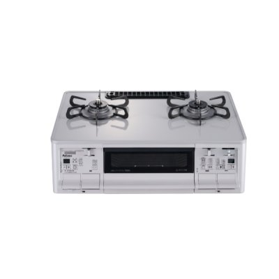 画像1: パロマ 『PA-F99WCV-L 都市ガス』 ガスコンロ GRAND CHEF PREMIUM 左強火力 59cm 2口 水なし両面焼グリル ティアラシルバー ラ・クックグラン同梱