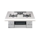 パロマ 『PD-829WS-U75CV プロパン』 ビルトインコンロ WITHNA ウィズナ 左右強火力 75cm 3口 水なし両面焼グリル ティアラシルバー