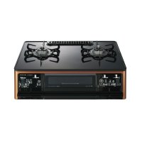 パロマ 『PA-F99WCD-R プロパン』 ガスコンロ GRAND CHEF PREMIUM 右強火力 59cm 2口 水なし両面焼グリル クリアパールブラック ラ・クックグラン同梱