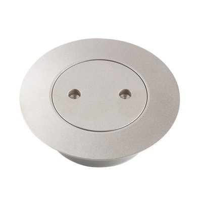 画像1: SANEI/三栄水栓 H522-50 バス・空調用品 掃除口 フラット型ステンレスツバ広掃除口