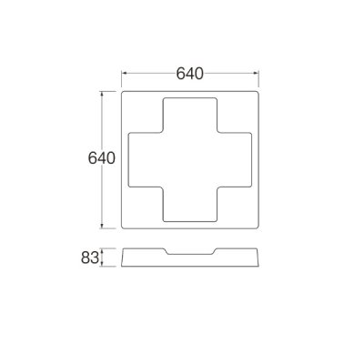 画像2: SANEI/三栄水栓 H5410N-W-640 洗濯機用品 洗濯機パン 洗濯機パン ホワイト