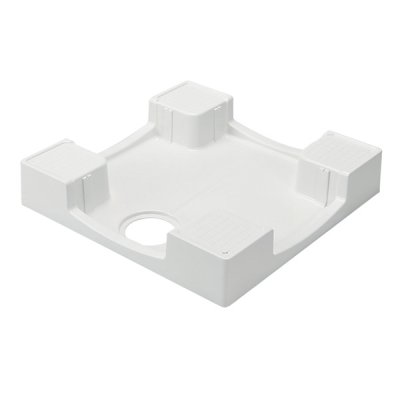 画像1: SANEI/三栄水栓 H5412-W-640 洗濯機用品 洗濯機パン 洗濯機パン ホワイト