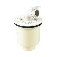 SANEI/三栄水栓 H5550CW-W-50 洗濯機用品 洗濯機排水トラップ 洗濯機排水トラップ ホワイト