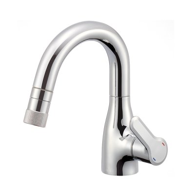 画像1: SANEI/三栄水栓 K370CEJK 混合栓 スプレー（シャワー）混合栓 シングルスプレー混合栓 寒冷地用