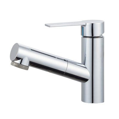 画像1: SANEI/三栄水栓 K37532E6JV 混合栓 スプレー（シャワー）混合栓 シングルスプレー洗面混合栓(洗髪用)