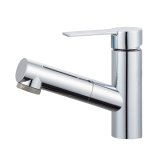 SANEI/三栄水栓 K37532E6JK 混合栓 スプレー（シャワー）混合栓 シングルスプレー洗面混合栓(洗髪用) 寒冷地用