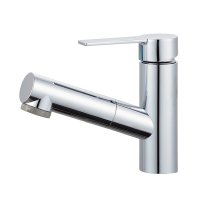 SANEI/三栄水栓 K37532E6JK 混合栓 スプレー（シャワー）混合栓 シングルスプレー洗面混合栓(洗髪用) 寒冷地用