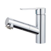 SANEI/三栄水栓 K37532EJ 混合栓 スプレー（シャワー）混合栓 シングルスプレー混合栓(FB)