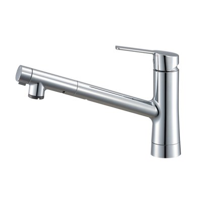 画像1: SANEI/三栄水栓 K87122EJV 混合栓 スプレー混合栓 シングルワンホールスプレー混合栓