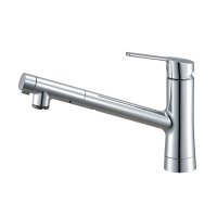 SANEI/三栄水栓 K87122EJK 混合栓 スプレー混合栓 シングルワンホールスプレー混合栓 寒冷地用