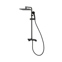 SANEI/三栄水栓 SK18C-1S2-MDP-13 混合栓 壁付シャワー混合栓 サーモシャワー混合栓 URBAN TOWER マットブラック 受注生産品 §