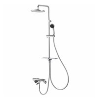 SANEI/三栄水栓 SK18C-2S1 混合栓 壁付シャワー混合栓 サーモシャワー混合栓 URBAN TOWER クロム