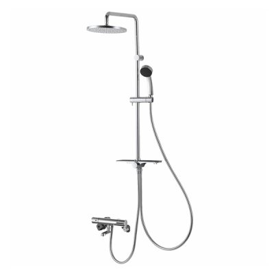 画像1: SANEI/三栄水栓 SK18CK-2S1 混合栓 壁付シャワー混合栓 サーモシャワー混合栓 URBAN TOWER 寒冷地用 クロム