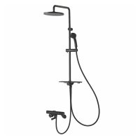 SANEI/三栄水栓 SK18C-2S1-MDP 混合栓 壁付シャワー混合栓 サーモシャワー混合栓 URBAN TOWER マットブラック 受注生産品 §