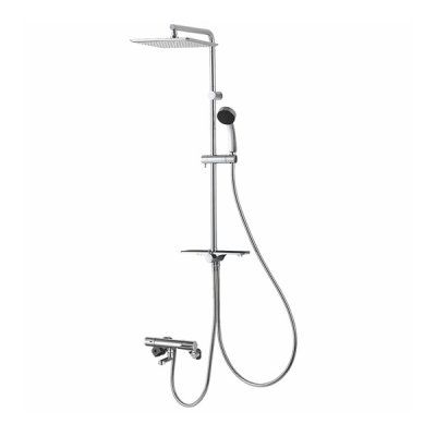 画像1: SANEI/三栄水栓 SK18C-2S2 混合栓 壁付シャワー混合栓 サーモシャワー混合栓 URBAN TOWER クロム