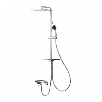 画像1: SANEI/三栄水栓 SK18CK-2S2 混合栓 壁付シャワー混合栓 サーモシャワー混合栓 URBAN TOWER 寒冷地用 クロム