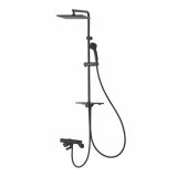 SANEI/三栄水栓 SK18CK-2S2-MDP 混合栓 壁付シャワー混合栓 サーモシャワー混合栓 URBAN TOWER 寒冷地用 マットブラック 受注生産品 §