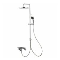 SANEI/三栄水栓 SK18C-2S3 混合栓 壁付シャワー混合栓 サーモシャワー混合栓 URBAN TOWER クロム