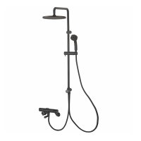 SANEI/三栄水栓 SK18C-2S3-MDP 混合栓 壁付シャワー混合栓 サーモシャワー混合栓 URBAN TOWER マットブラック 受注生産品 §