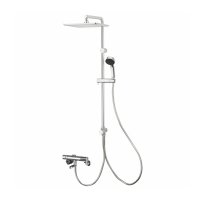 SANEI/三栄水栓 SK18C-2S4 混合栓 壁付シャワー混合栓 サーモシャワー混合栓 URBAN TOWER クロム