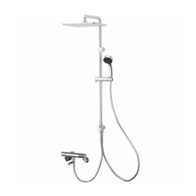 画像1: SANEI/三栄水栓 SK18C-2S4 混合栓 壁付シャワー混合栓 サーモシャワー混合栓 URBAN TOWER クロム