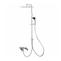 SANEI/三栄水栓 SK18CK-2S4 混合栓 壁付シャワー混合栓 サーモシャワー混合栓 URBAN TOWER 寒冷地用 クロム