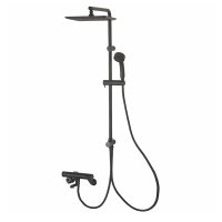 SANEI/三栄水栓 SK18C-2S4-MDP 混合栓 壁付シャワー混合栓 サーモシャワー混合栓 URBAN TOWER マットブラック 受注生産品 §