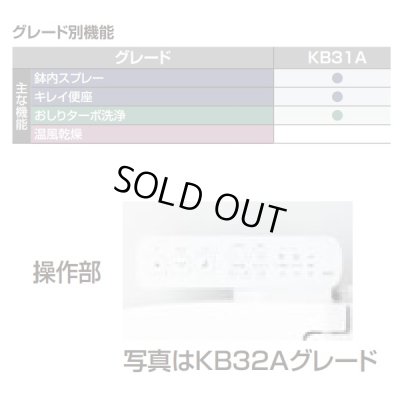 画像4: 『在庫あり』INAX/LIXIL CW-KB31A/BW1 シャワートイレ KBシリーズ KB31A 手動ハンドル式 ピュアホワイト (CW-KB31 の後継品) ☆2