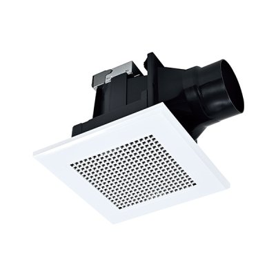 画像1: 三菱 VD-10ZXUC-K 換気扇 居間 事務所 店舗 トイレ ダクト用換気扇 天井埋込形 簡易施工型 低騒音形