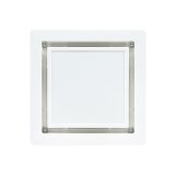 三菱 P-395GB3-Z 換気扇 ダクト用換気扇 部材 別売グリル フルフラットインテリアタイプ クールホワイト