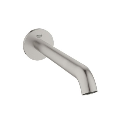 画像1: グローエ 13449DC1J 浴室用水栓 エッセンス・壁出バス吐水口1/2” スーパースチール ※受注生産品 §