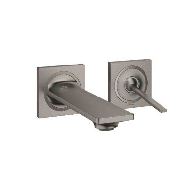 画像1: グローエ 19309AL2J 洗面用水栓 アリュール・シングルレバー壁出洗面混合栓 Sサイズ ブラッシュドハードグラファイト