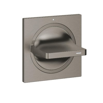 画像1: グローエ 19334AL1J 浴室用水栓 アリュール・埋込ストップバルブ化粧部 ブラッシュドハードグラファイト