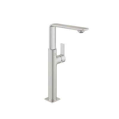 画像1: グローエ 23403DC1J 洗面用水栓 アリュール・シングルレバー洗面混合栓 XLサイズ（据置洗面器用・引棒なし）スーパースチール ※受注生産品 §