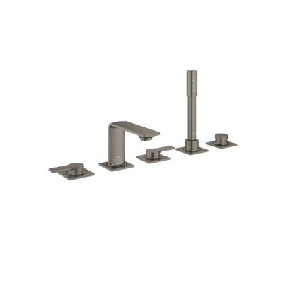 画像1: グローエ 25221AL1J 浴室用水栓 アリュール・2ハンドルデッキバスシャワー混合栓 ブラッシュドハードグラファイト ※受注生産品 §