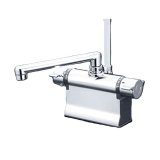 KVK KF3011TMR2 デッキ形サーモスタット式シャワー メッキシャワー付 撥水