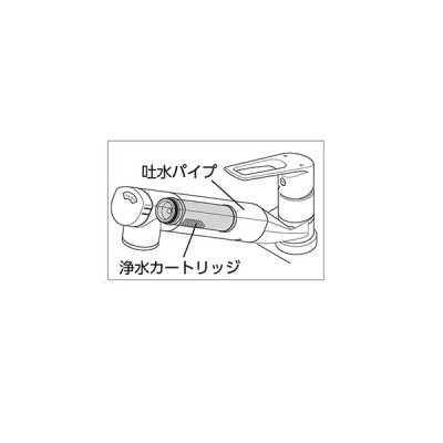 画像3: KVK KM5011TECJS 浄水器内蔵用シングルシャワー付混合栓 (eレバー)