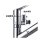 画像2: KVK KM6001EC2TU 浄水器内蔵用シングルシャワー付混合栓 (eレバー) (分岐止水栓付) (2)