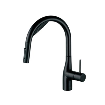 画像1: KVK KM6092DSCECM5 ビルトイン浄水器用シングルシャワー付混合栓 (Wセンサー付) (ｅレバー) マットブラック 電池タイプ 浄水カートリッジセット付